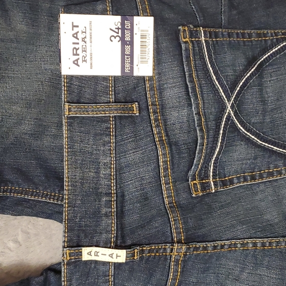 Ariat Jeans Size 34s New - Picture 5 of 6